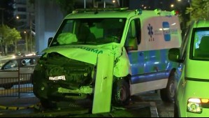 Ambulancia de la ACHS lleva más de 12 horas abandonada tras accidente en La Florida: Conductor no habría informado el hecho
