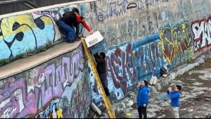Rescatan a 'El Rusio' tras quedar atrapado en el río Mapocho: Perrito de 8 años tuvo que ser adormecido