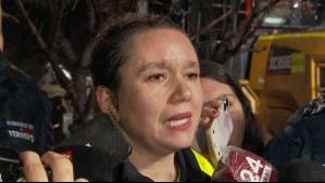 Alcaldesa de Las Condes tras el aluvión: 'El cerro cedió de manera casi completa'