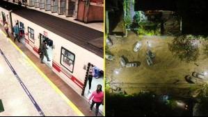 Metro de Santiago inicia la jornada con toda la red operativa tras aluvión en Las Condes