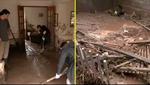'Con la fuerza del agua, los muebles explotaban': Pareja muestra cómo quedó su casa tras aluvión en Las Condes