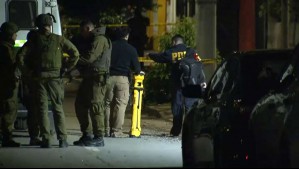 Dos fallecidos y un adolescente herido de bala: Investigan doble homicidio en la vía pública en Cerro Navia
