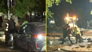 Más de 2 mil viviendas afectadas por aluvión en Las Condes: Vecinos y maquinaria trabajan para despejar calles y liberar autos