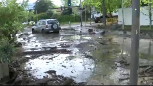 Meganoticias en la zona más afectada por el aluvión: Enorme cantidad de barro y escombros