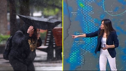 'Lluvias como tal': Meteoróloga de Megatiempo anuncia día con hasta 24 mm de precipitaciones 'en corto período de tiempo' en la RM