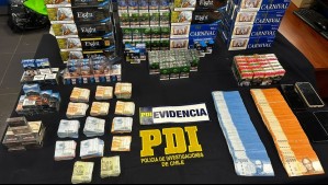 Hay tres detenidos: PDI incauta cigarros de contrabando provenientes de Indonesia en allanamientos en Cerro Navia y Lo Prado