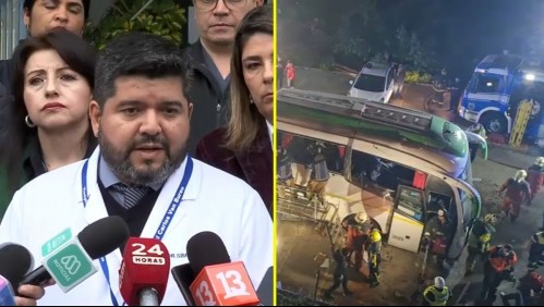Fatal accidente de bus en Valparaíso: Centro médico reporta que 3 pacientes siguen hospitalizados y ninguno en riesgo vital