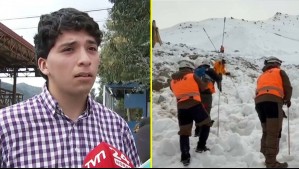 'Había mucha nieve': Hijo de trabajador fallecido por alud en la mina El Teniente