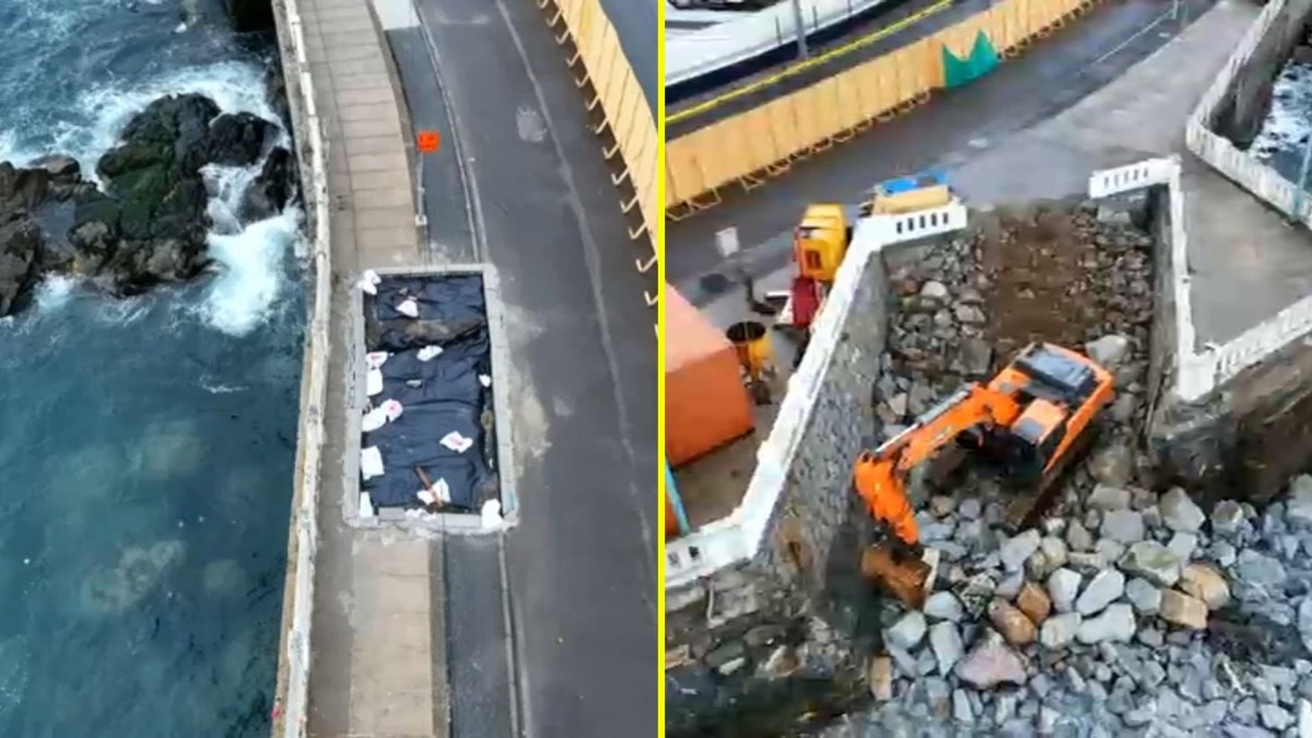 Socavones complican el tránsito en Valparaíso: Vecinos de Playa Ancha denuncian problemas de conectividad