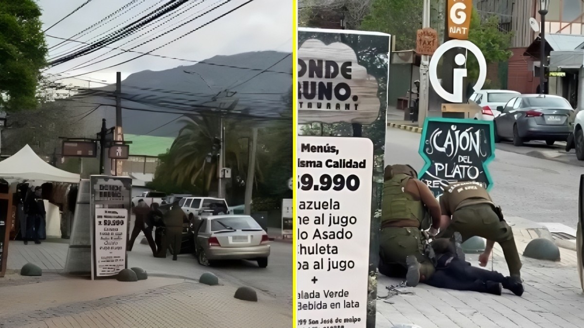 Conductor ebrio intentó escapar de fiscalización en San José de Maipo: Destrozó su auto, quedó detenido y Carabineros le disparó