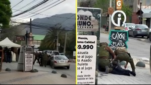 Conductor ebrio intentó escapar de fiscalización en San José de Maipo: Destrozó su auto, quedó detenido y Carabineros le disparó