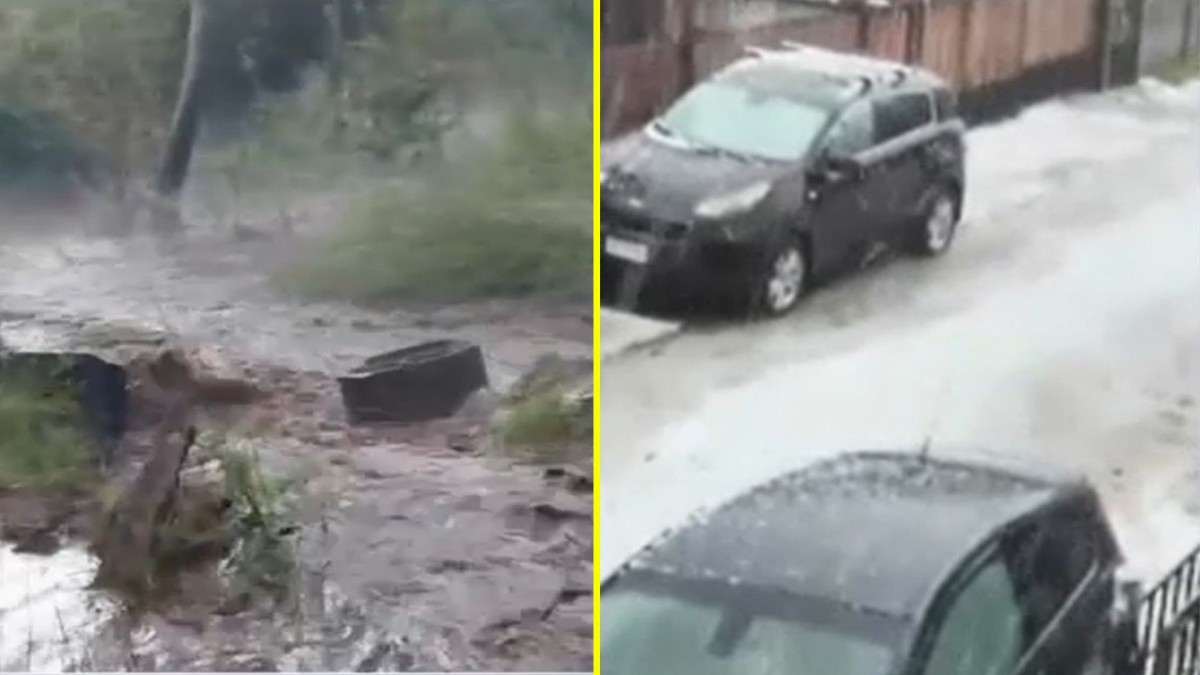 Lluvias y granizos provocan repentina inundación en Curacautín: "Esos 45 minutos fueron de terror"