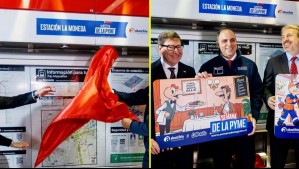 Metro de Santiago cambia nombre de estación La Moneda temporalmente y lanzan tarjetas bip! especiales