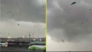 Histórico tornado en Santiago: Dirección Meteorológica confirma que fenómeno se registró en Estación Central