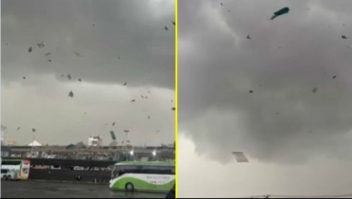 Histórico tornado en Santiago: Dirección Meteorológica confirma que fenómeno se registró en Estación Central