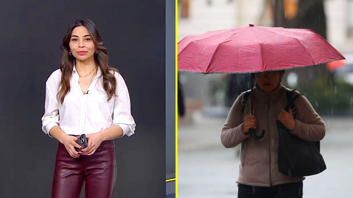 Meteoróloga de Megatiempo adelanta a qué hora dejaría de llover en Santiago: "Los pronósticos están cambiando rápidamente"