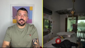 Techo destruido y piscina rebasada: Juan Pedro Verdier muestra los graves daños en su casa tras fuerte granizada en Santiago