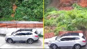 Deslizamiento de tierra en ladera de cerro en Lota: Hay peligro de derrumbe de casas
