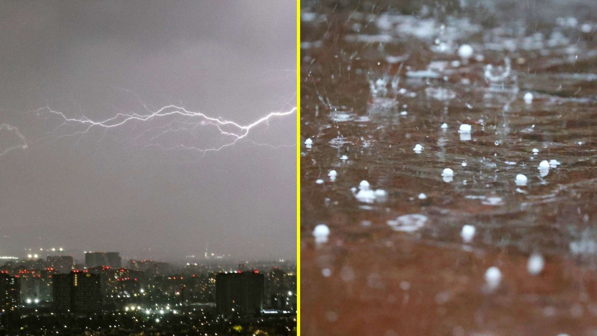 Dirección Meteorológica de Chile emite alertas por tormentas eléctricas y vientos en diversas regiones
