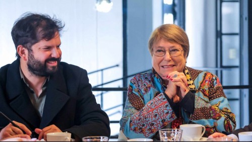 Boric tras reunión con Bachelet: 'Hoy día no estoy pensando en ninguna candidatura'