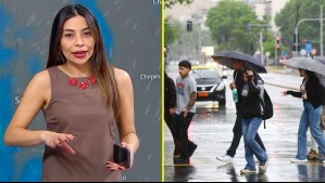 Meteoróloga Catalina Cortés entrega el pronóstico del tiempo.