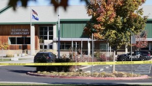 Escuela donde ocurrió el tiroteo en Oregon.