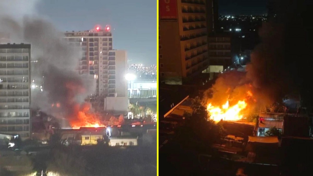 Incendio afectó a viviendas de un cité en Cerrillos: Compañías de Bomberos trabajaron en la emergencia