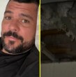 Juan Pedro Verdier mostró los graves daños que dejó la fuerte granizada en su casa en Chicureo: sufrió la rotura del techo, filtración de agua y cortes del suministro eléctrico.