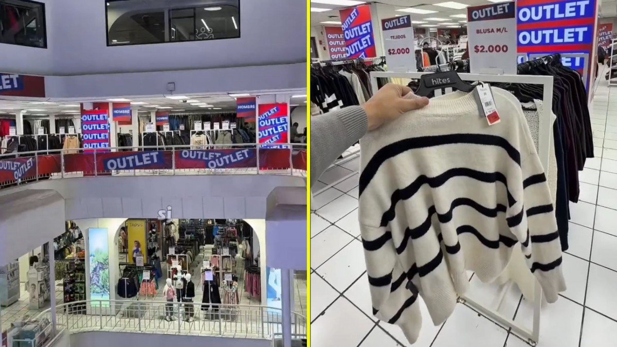 Reconocida tienda tiene outlet en pleno centro de Santiago: Prendas van desde los $2000