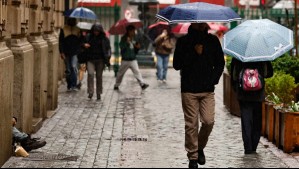 Meteorología emite 'alerta' por precipitaciones Moderadas a Fuertes en corto periodo de tiempo en zonas de cinco regiones del país