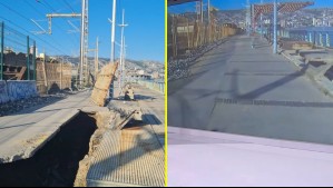 'Es muy peligroso': Paseo costero Wheelwright  en Valparaíso presenta graves daños tras marejadas y temporales del invierno