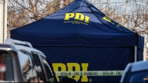 PDI trabaja en sl sitio del suceso.