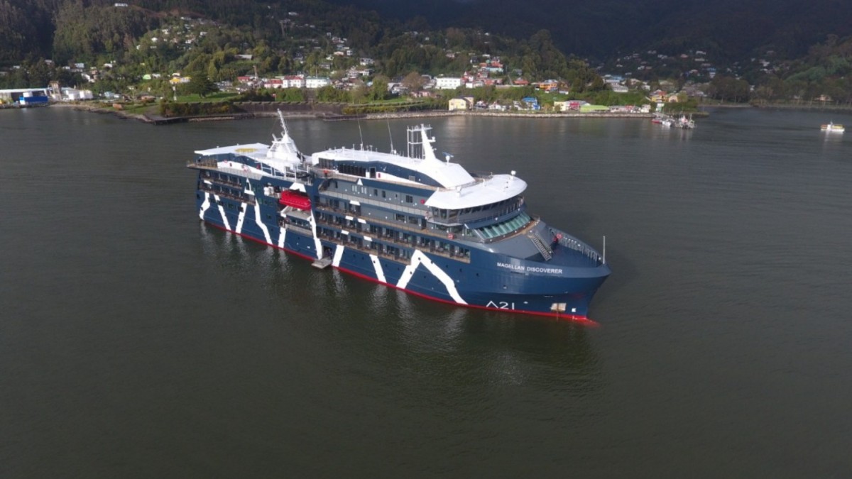 Primer crucero polar híbrido-eléctrico construido en astillero de Valdivia: Trabajo alcanzó cerca de 90 millones de dólares