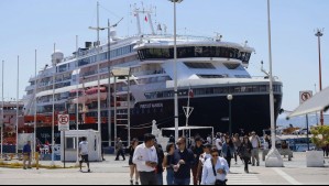 Inicia nueva temporada de cruceros en Valparaíso: 'Es un destino que atrae al turismo internacional'