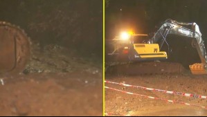 Se activó la Quebrada Honda en Las Condes: Aumentó el flujo de agua y equipos de emergencia pidieron alejarse a la prensa