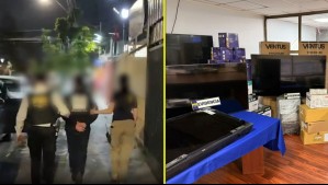 Detienen a sujeto por robo a bodega del Poder Judicial: Recuperaron televisores y refrigeradores