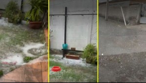 Tormentas eléctricas en RM: Videos muestran lluvias y granizos en Maipú y San Bernardo