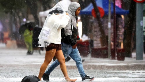 Lluvia en Santiago