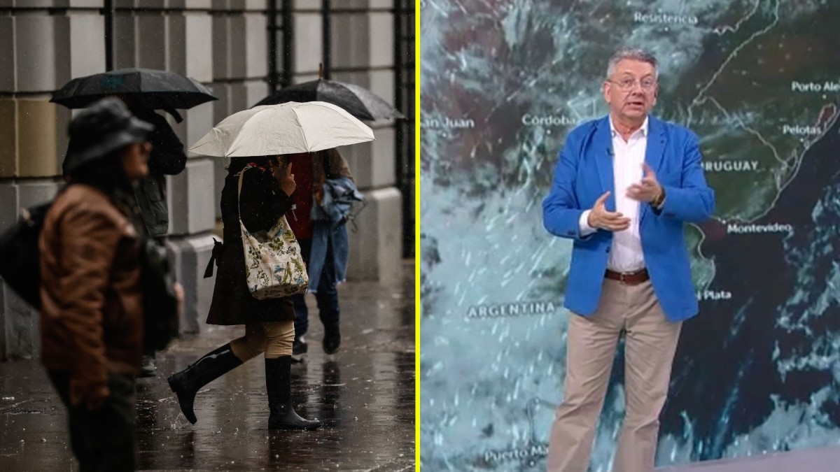 "Comportamiento más bien tropical": Jaime Leyton anuncia que lluvias no darán tregua y se registrarán por siete días en Santiago