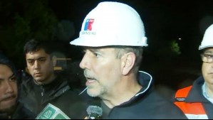 'Tenemos datos permamentes': Biministro De Grange explica cómo monitorean las quebradas con sensores en medio del sistema frontal