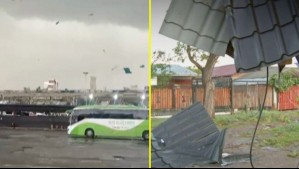 No fue un tornado: Meteorología aclara qué fenómeno provocó vientos y daños en Estación Central