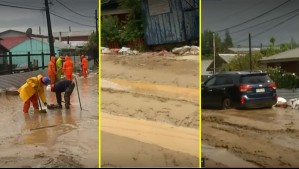 Intensas lluvias provocan aluvión en sector rural de Concepción: Vecinos temen nuevos deslizamientos