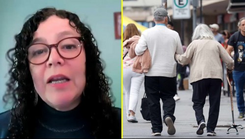 Exfiscal Marisa Navarrete y adultos mayores.