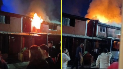 Incendio en Pudahuel.