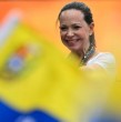 La líder opositora y premio Nobel de la Paz, María Corina Machado, regresó a Venezuela, según confirmó la propia dirigente el domingo tras casi un año de exilio. ¡Detalles!