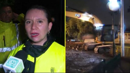La alcaldesa de Las Condes, Catalina San Martín, conversó con Meganoticias Prime tras el desborde de la Quebrada Honda.