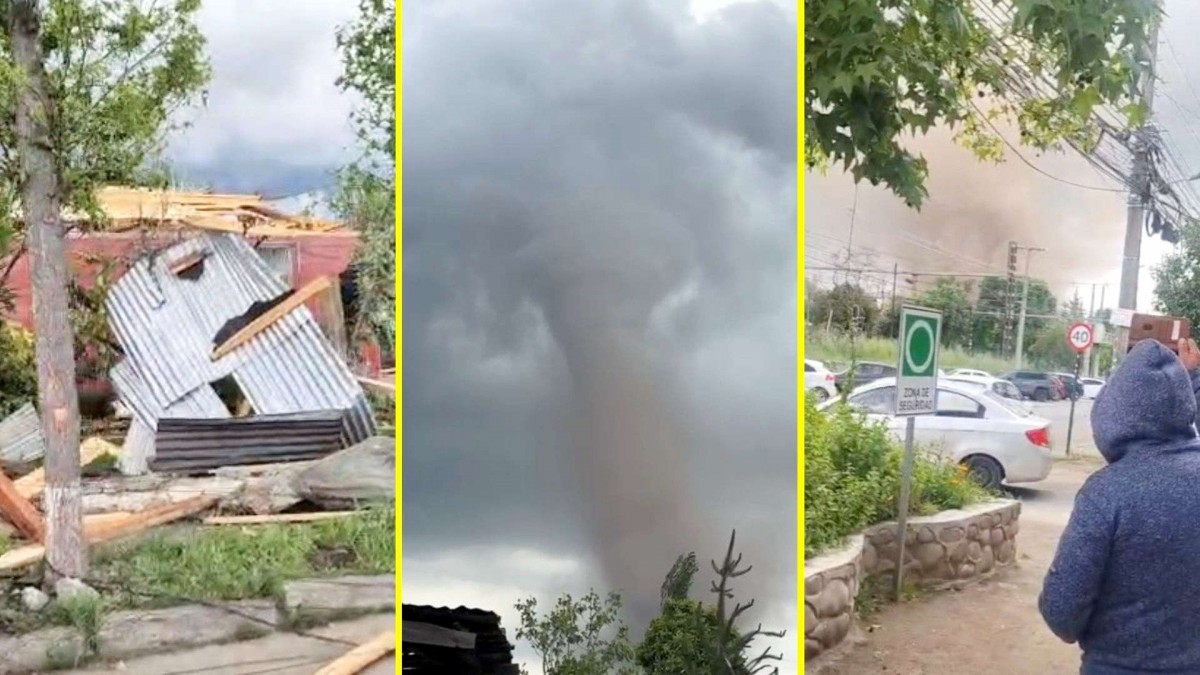 Delegada presidencial de O'Higgins confirma al menos 25 viviendas afectadas por tornado: Un colegio sufrió severos daños