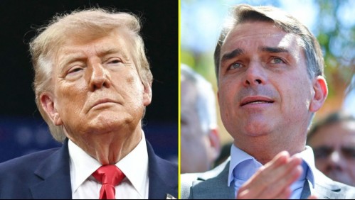 Donald Trump y Flávio Bolsonaro