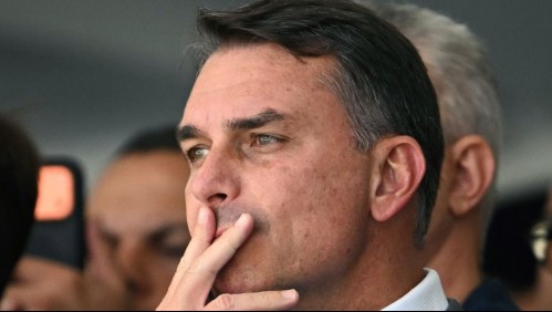 El excandidato presidencial Flávio Bolsonaro.