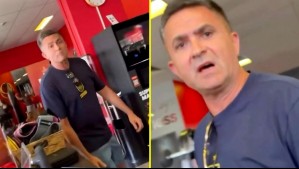 Imágenes del hombre que discriminó a la chilena.